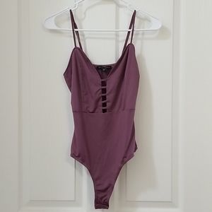 Haute Monde Mauve Bodysuit